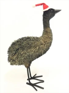 EMU LARGE Christmas Tree Ornament Decoration Australian Animal Bristlebrush Souv - Picture 1 of 11