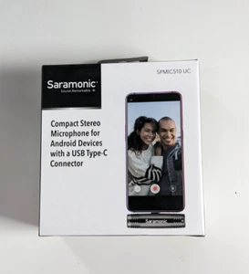 Microphone stéréo compact Saramonic SPMIC510 UC pour appareils Android - Photo 1 sur 2