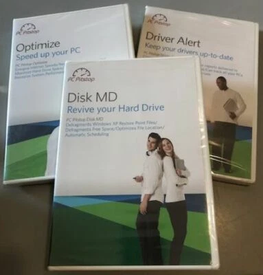 PC Pitstop Optimize, Driver Alert, Disk MD - New Factory Sealed discs - Image 1 of 4