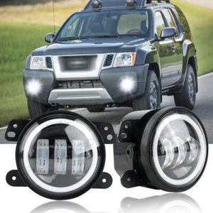 Pair FOR 2001-2004 Nissan Frontier Xterra 4" Driving Bumper FOG Lights Lamp Kit - Foto 1 di 16
