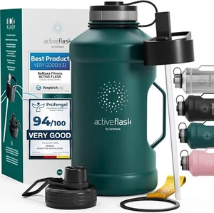 BeMaxx Trinkflasche Edelstahl ACTIVE FLASK - Bild 1 von 6