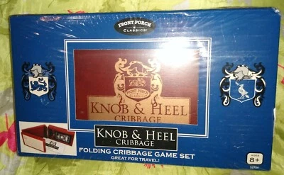 NEW! 2014  KNOB & HEEL CRIBBAGE Front Porch Classics folding Cribbage Game Set - Image 1 of 3
