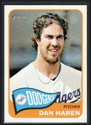 Dan Haren 2014 Topps Heritage #79 - Los Angeles Dodgers - Image 1 of 2