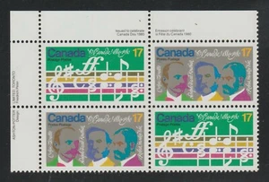 1980 Canada SC# 858a UL - O Canada Centenary - Plate Block M-NH Lot# 2961a - Picture 1 of 1