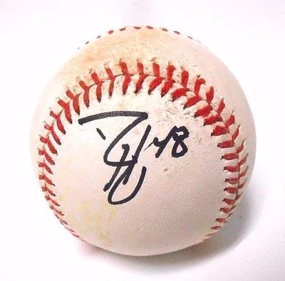 Ryon Healy Auto Autograph Signed Baseball Oakland Athletics A's Game Used Rookie — 第 1/4 张图片