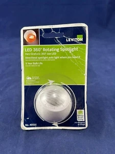 Luz nocturna giratoria Leviton .5 vatios-120 voltios blanca 49566 anochecer/amanecer - Imagen 1 de 5