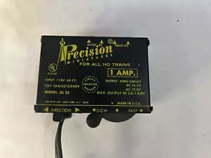 Precision Miniatures HO Train Transformer Model UL 25 - 120V AC-DC - TESTED - Picture 1 of 8