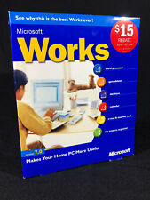 Microsoft Works version 7 Win98/ME/2000/XP (070-02132) NEW