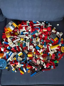 LEGO Blöcke 6 Pfund. Räder Figuren kleine und große Blöcke. Enthält Aufbewahrungsbehälter - Bild 1 von 12
