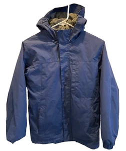 White Sierra Youth Medium Insulated Rain Coat Blue - Picture 1 of 5