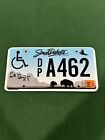 SOUTH DAKOTA Handicap Disabled Wheelchair License Plate. Great Graphics.