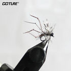 4pcs/lot Fly Fishing Lure Bait Mosquito Dry Flies Real Feather Insect for Carp 