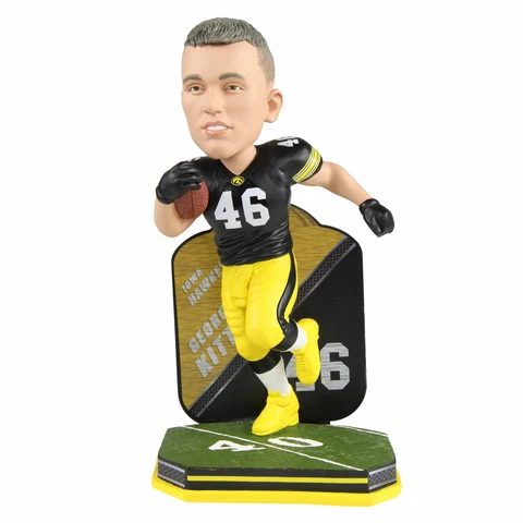 George Kittle Iowa Hawkeyes Name and Number Bobblehead NCAA San Francisco 49ers Cover