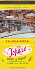 Topaze Cocktail Lounge Montréal Québec Canada couverture de livre d'allumettes années 1960