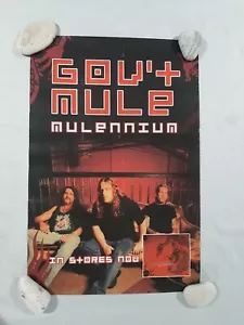 Gov't Mule Original Millennium LP Promo Poster Original Band 24" x 16" Record - Picture 1 of 6