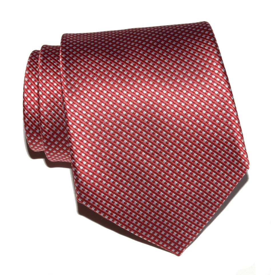 Красно-белый клетчатый галстук Cam James - Изображение 1 из 1