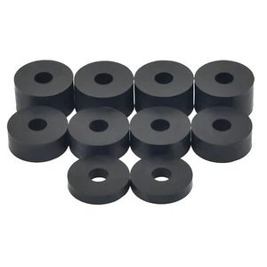 Medium Hard Rubber Spacers m8 8mm0.32 Hole Diameter 1.02 Depths 0.59 0.39 - Picture 1 of 8