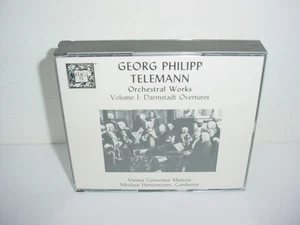 Georg Philipp Telemann Orchestral Works 2 CD Set Musical Heritage - Picture 1 of 2