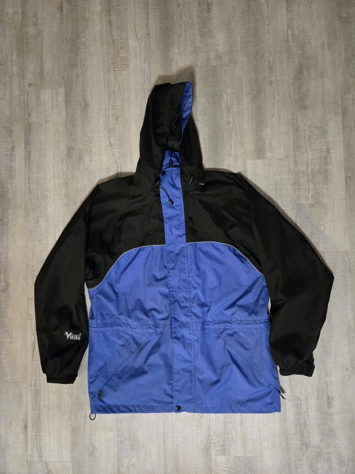 Chaqueta impermeable Viking Torrent II DE COLECCIÓN, azul/negro, talla L Foto 1 de 4