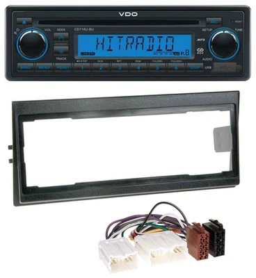 VDO AUX MP3 1DIN CD USB Autoradio für Volvo 940, 960, S40 (bis 2000) - Bild 1 von 4