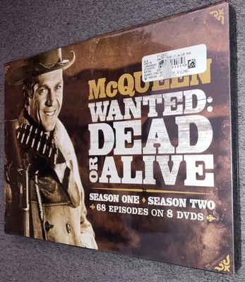Wanted Dead Or Alive DVD Season One & Two 68 Episodes 8 Disc Steve McQueen NEW - Image 1 of 3