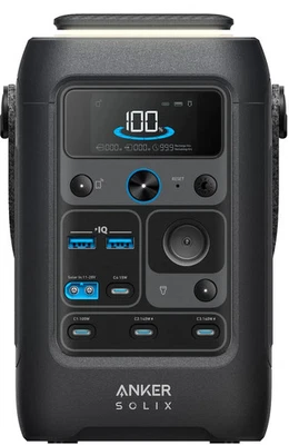 Central eléctrica portátil Anker SOLIX C300 288Wh 300W (90.000 mAh) Banco de alimentación de CC Foto 1 de 3