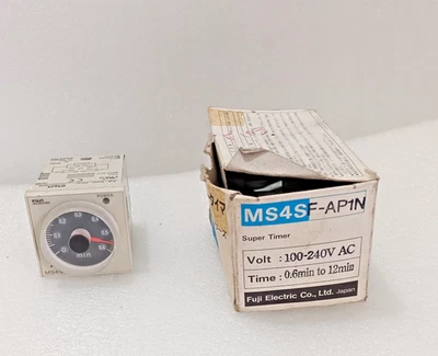 RELÉS DE TIEMPO ELÉCTRICOS FUJI MS4SF AP1N AC100-240V (ENVÍO GRATUITO) - Imagen 1 de 4