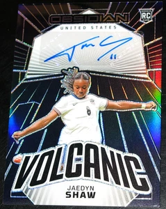 2023-24 Obsidian Jaedyn Shaw Volcanic Signatures # 068/199 Auto RC Rookie USWNT - Picture 1 of 2