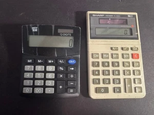 Calculadora Sharp EL-335S ELSI MATE N8 Solar + Calculadora de bonificación PROBADA - Imagen 1 de 5