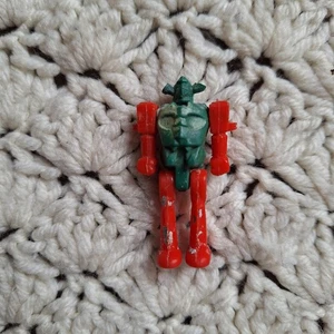 Vintage 1980s Diaclone 2" Red Driver Pilot Transformers Mini Figure Takara Toy - Picture 1 of 4