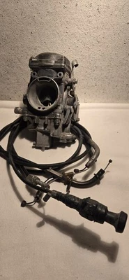 1995-2006 Kawasaki Vulcan 800 Carburetor Rack With Choke And Throttle Cables - Изображение 1 из 4