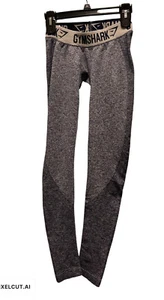 Gymshark Flex Leggings grau & marineblau klein - Bild 1 von 6