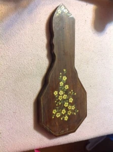 Key Shaped Wood Wall Hanging Key Rack HOLDER Hanger Without Hooks - Picture 1 of 3