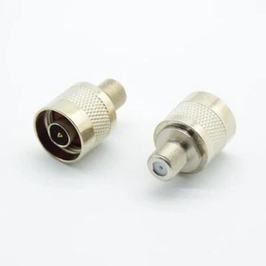 RF Connector N Male Plug Pins to Female Jack Coaxial Adapters for Antennas 2 Pcs - Picture 1 of 4