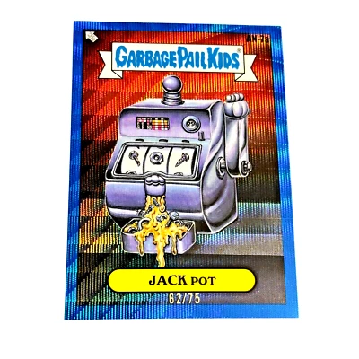 2024 Topps Chrome Garbage Pail Kids JACK Pot Blue Wave Refractor GPK 1:1006 /75 - Image 1 of 3