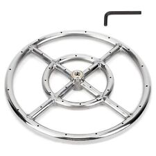 Stanbroil 12″ Round Fire Pit Burner Ring 304 Series Stainless Steel BTU 92000...