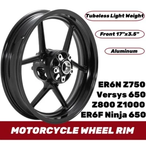 17"x3.5" Front Wheel Rim for Kawasaki ER-6N 09 10-16 Ninja 1000 2011-2023 ZX10R - Picture 1 of 5