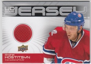 2010-11 Upper Deck Game Jerseys #GJKO Andrei Kostitsyn