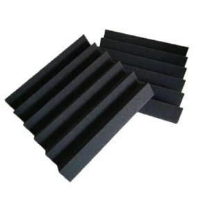 6 Pack Wedge Premium Acoustic Sound Proofing Studio Foam Wall Tiles 12 x 12 x 2 - Picture 1 of 3