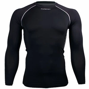 [PXA] BTOPERFORM Compression tops Skin Tight Base layers Rash guard MMA Gym - Picture 1 of 6