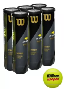 Wilson US Open Tennis Premium bounce Official Match Durable Balls Multi Pack - Picture 1 of 14