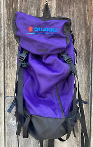 Vintage Camp Trails Scirocco 55 Internal Frame Backpack Purple w/Suzuki Logo