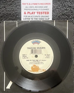 Traveling Wilburys – End Of The Line 7'' Vinyl 1989 CLEANED/TESTED EX+ VIDEO - Picture 1 of 7
