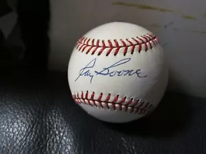 Ray Boone Signed Baseball - Picture 1 of 7