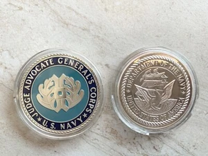US NAVY (JAG) JUDGE ADVOCATE GENERAL'S CORPS Challenge Coin - Bild 1 von 1