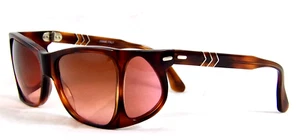 Italian 010 Wrap Around With Side Lenses Brown Tortoise Sunglasses Italy 80s NOS - Picture 1 of 1