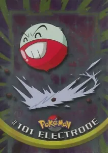 Pokemon TV Series 2 Topps - RARE #101 "Electrode" Blue Logo Foil Card - Picture 1 of 1