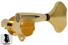 Gotoh Gb350 Res-O-Lite Compact Bass Tuning Machines Tuners - 4R - Gold