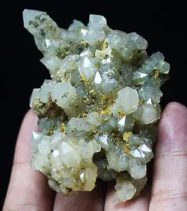 New Find NATURAL Skeletal Elestial Candle QUARTZ Crystal Cluster Point Specimen - Picture 1 of 1