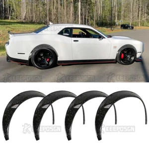 4PCS 890MM Fender Flares Wide Body Kit Wheel Arches For Dodge Challenger SRT SXT - Picture 1 of 11